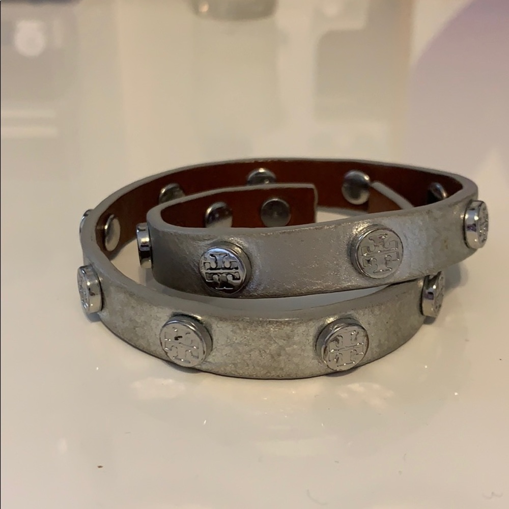 Tory Burch silver wrap bracelet